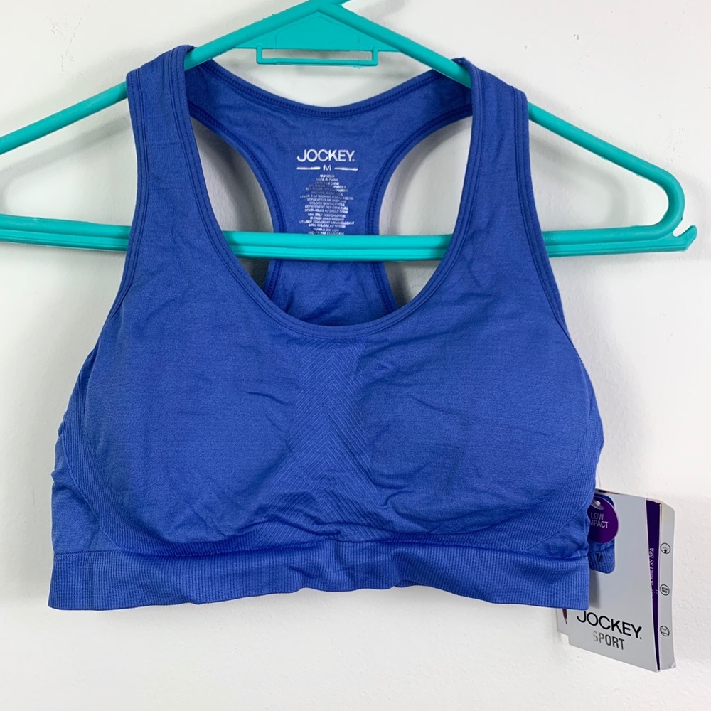Jockey Women’s Padded Sports Bra Medium Racerback
